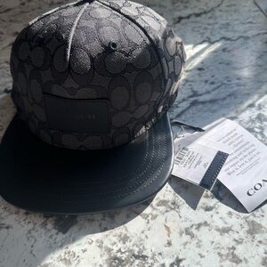 Coach Black Baseball Cap